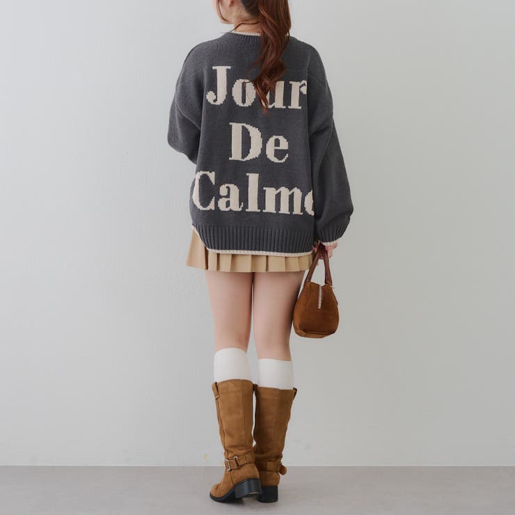 バックロゴマットモールニット | RMAF　NICE CLAUP / OLIVE des OLIVE | 詳細画像29 