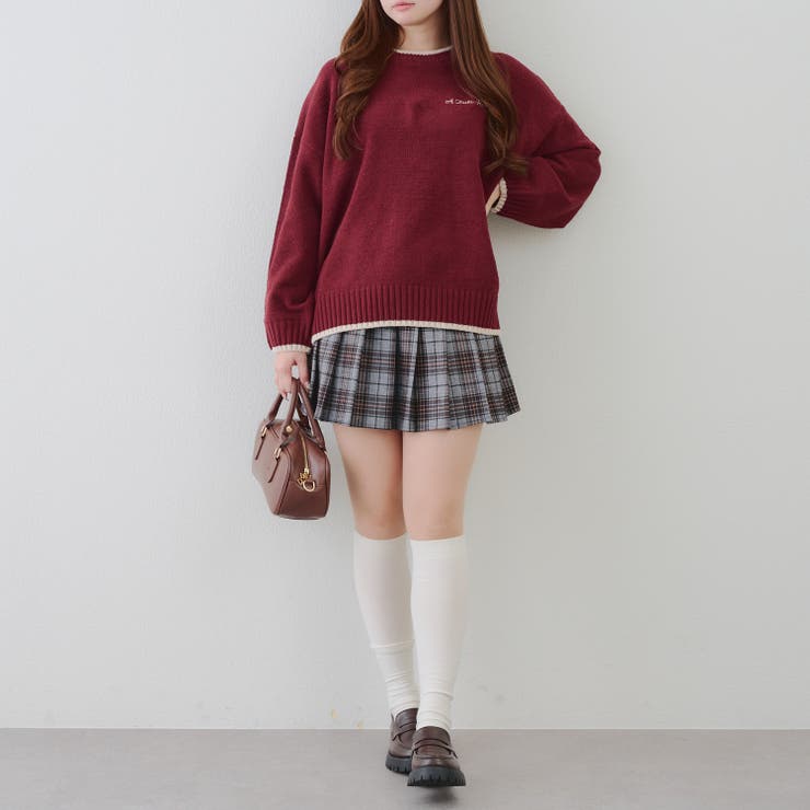 バックロゴマットモールニット | RMAF　NICE CLAUP / OLIVE des OLIVE | 詳細画像5 