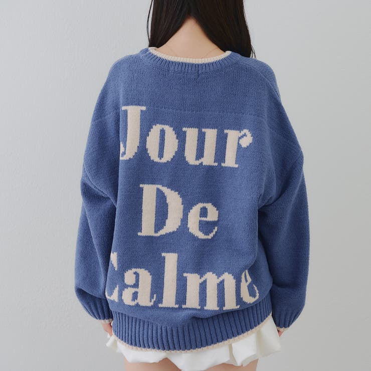 バックロゴマットモールニット | RMAF　NICE CLAUP / OLIVE des OLIVE | 詳細画像32 