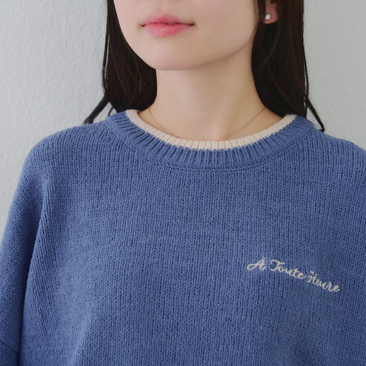 バックロゴマットモールニット | RMAF　NICE CLAUP / OLIVE des OLIVE | 詳細画像34 