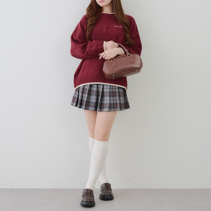 バックロゴマットモールニット | RMAF　NICE CLAUP / OLIVE des OLIVE | 詳細画像6 