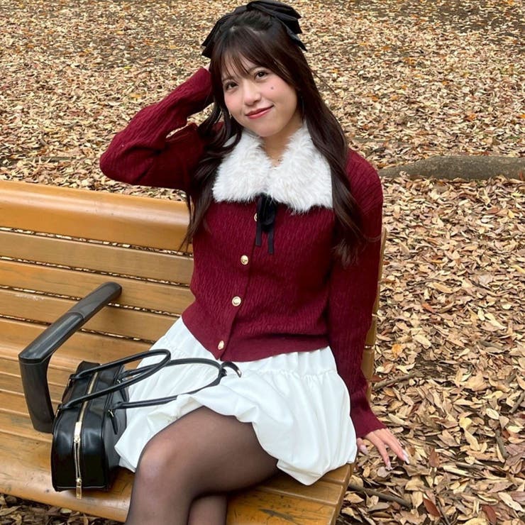 ティペット付カーディガン | RMAF　NICE CLAUP / OLIVE des OLIVE | 詳細画像2 