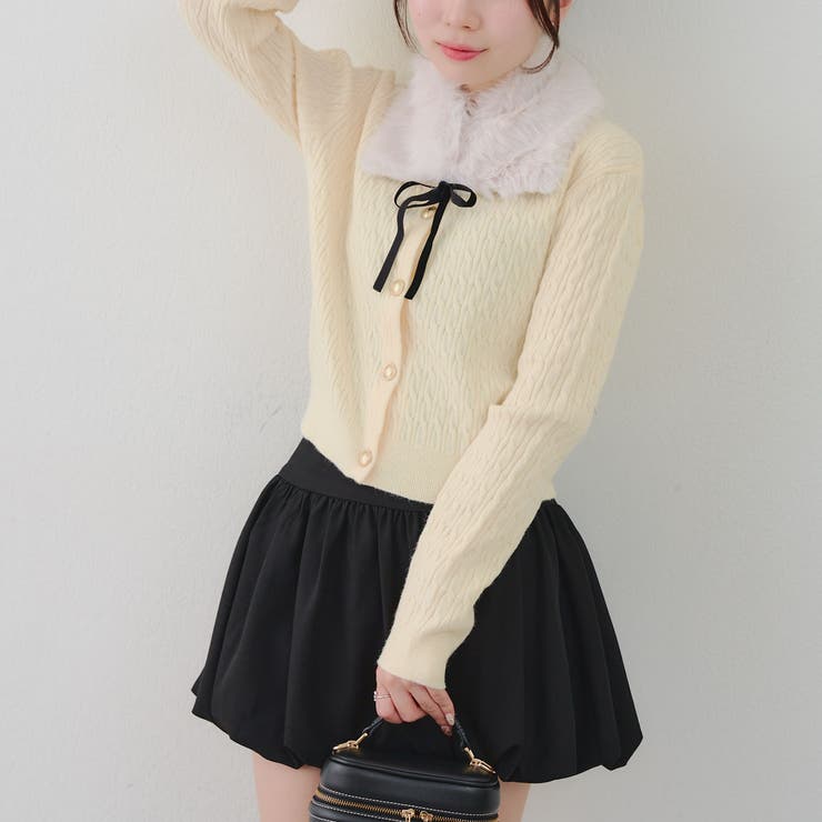 ティペット付カーディガン | RMAF　NICE CLAUP / OLIVE des OLIVE | 詳細画像11 