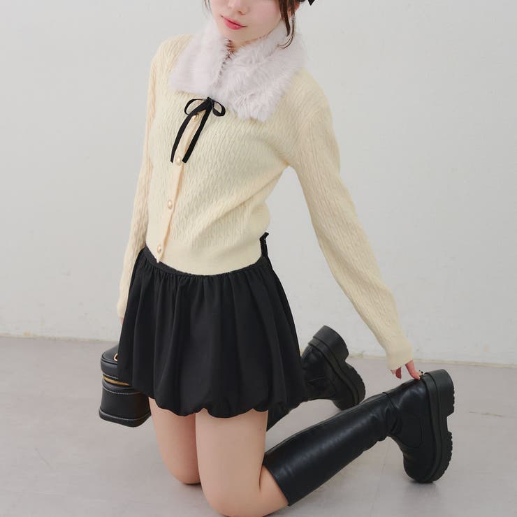 ティペット付カーディガン | RMAF　NICE CLAUP / OLIVE des OLIVE | 詳細画像12 