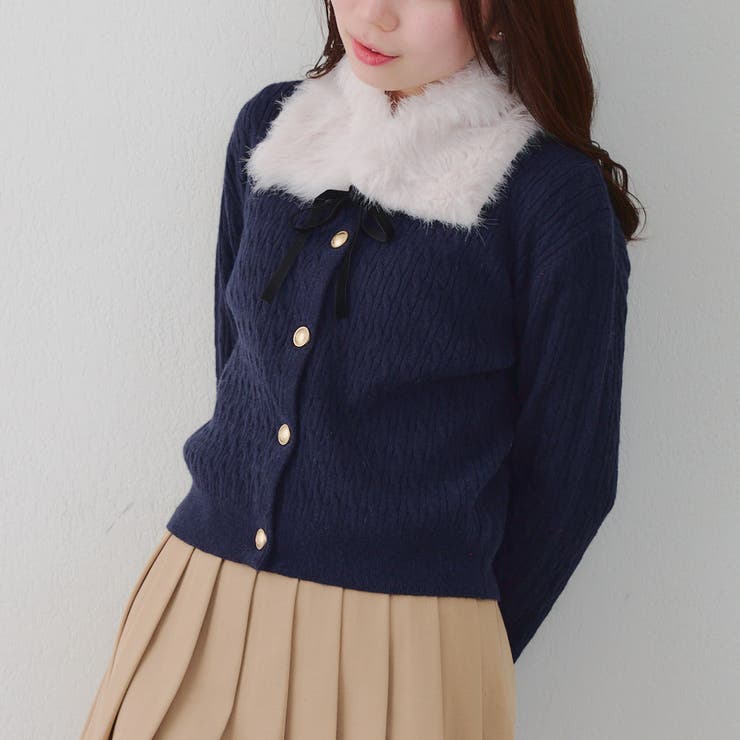 ティペット付カーディガン | RMAF　NICE CLAUP / OLIVE des OLIVE | 詳細画像19 