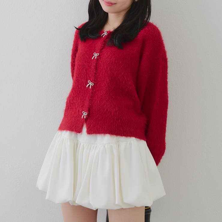 ビジューリボンカーディガン | RMAF　NICE CLAUP / OLIVE des OLIVE | 詳細画像9 