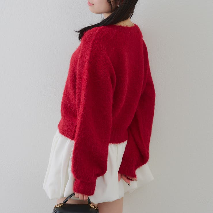 ビジューリボンカーディガン | RMAF　NICE CLAUP / OLIVE des OLIVE | 詳細画像10 