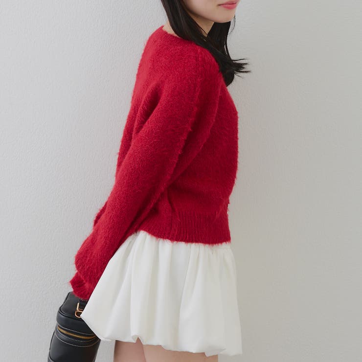 ビジューリボンカーディガン | RMAF　NICE CLAUP / OLIVE des OLIVE | 詳細画像12 