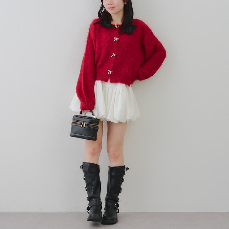 ビジューリボンカーディガン | RMAF　NICE CLAUP / OLIVE des OLIVE | 詳細画像13 