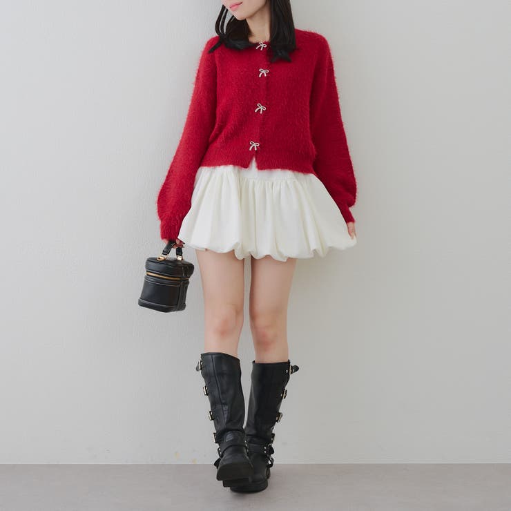 ビジューリボンカーディガン | RMAF　NICE CLAUP / OLIVE des OLIVE | 詳細画像15 