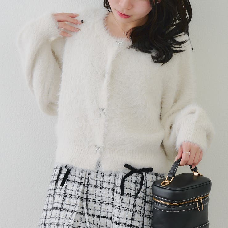 ビジューリボンカーディガン | RMAF　NICE CLAUP / OLIVE des OLIVE | 詳細画像17 