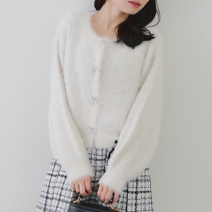 ビジューリボンカーディガン | RMAF　NICE CLAUP / OLIVE des OLIVE | 詳細画像18 