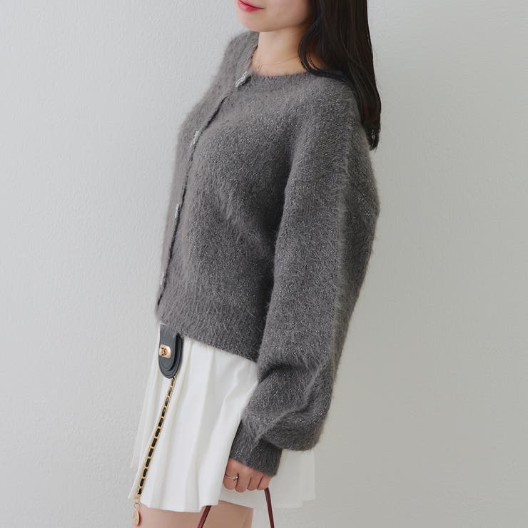 ビジューリボンカーディガン | RMAF　NICE CLAUP / OLIVE des OLIVE | 詳細画像3 