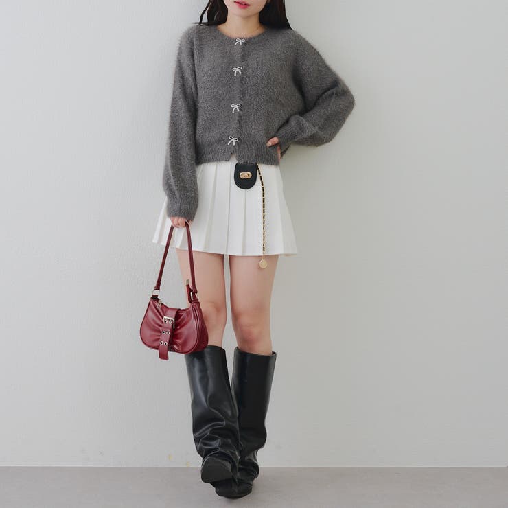 ビジューリボンカーディガン | RMAF　NICE CLAUP / OLIVE des OLIVE | 詳細画像4 