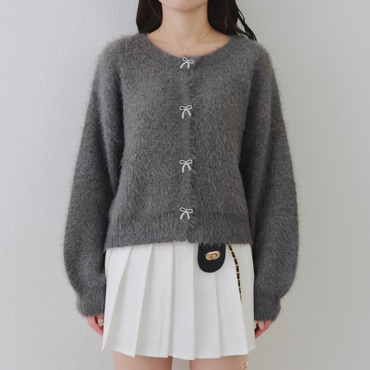 ビジューリボンカーディガン | RMAF　NICE CLAUP / OLIVE des OLIVE | 詳細画像25 