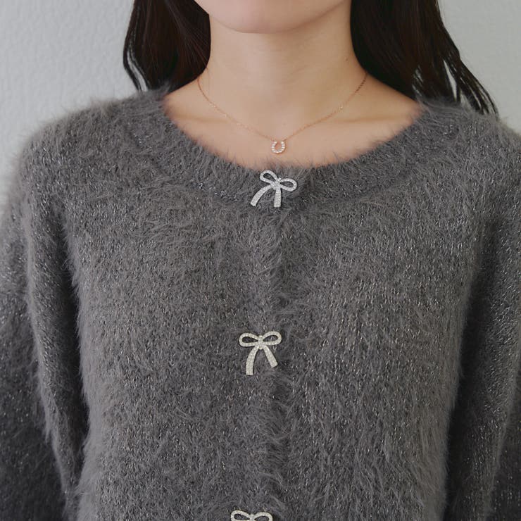 ビジューリボンカーディガン | RMAF　NICE CLAUP / OLIVE des OLIVE | 詳細画像28 