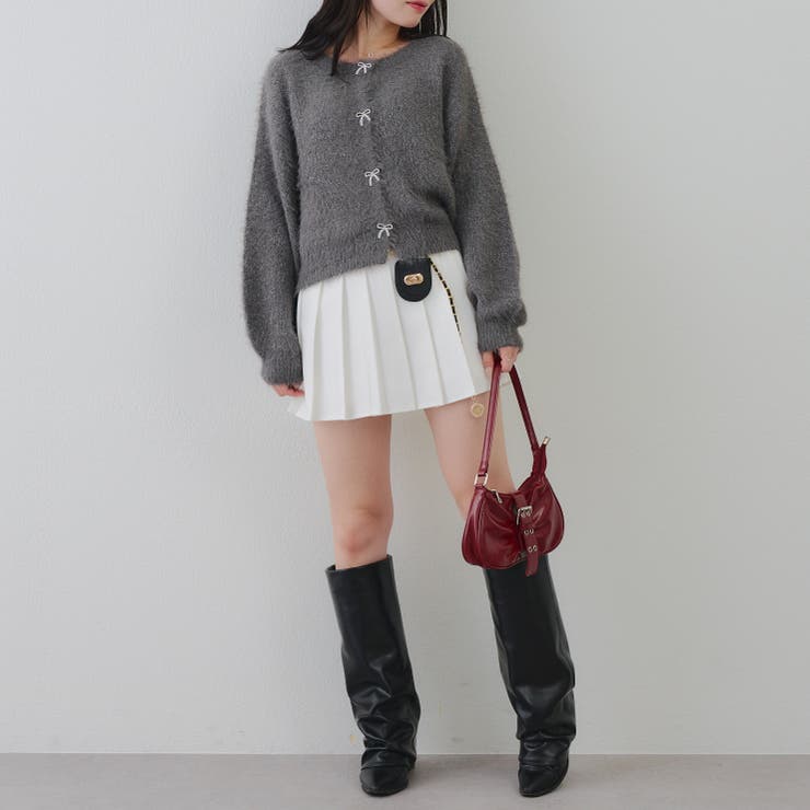 ビジューリボンカーディガン | RMAF　NICE CLAUP / OLIVE des OLIVE | 詳細画像5 