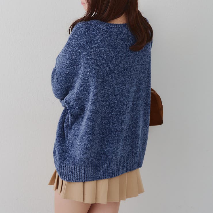 ベロアモールロゴニットプルオーバー | RMAF　NICE CLAUP / OLIVE des OLIVE | 詳細画像8 