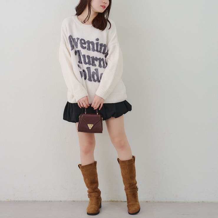 ベロアモールロゴニットプルオーバー | RMAF　NICE CLAUP / OLIVE des OLIVE | 詳細画像16 