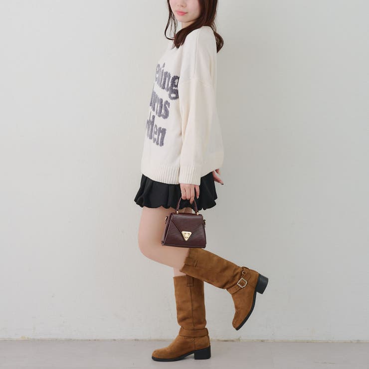 ベロアモールロゴニットプルオーバー | RMAF　NICE CLAUP / OLIVE des OLIVE | 詳細画像18 