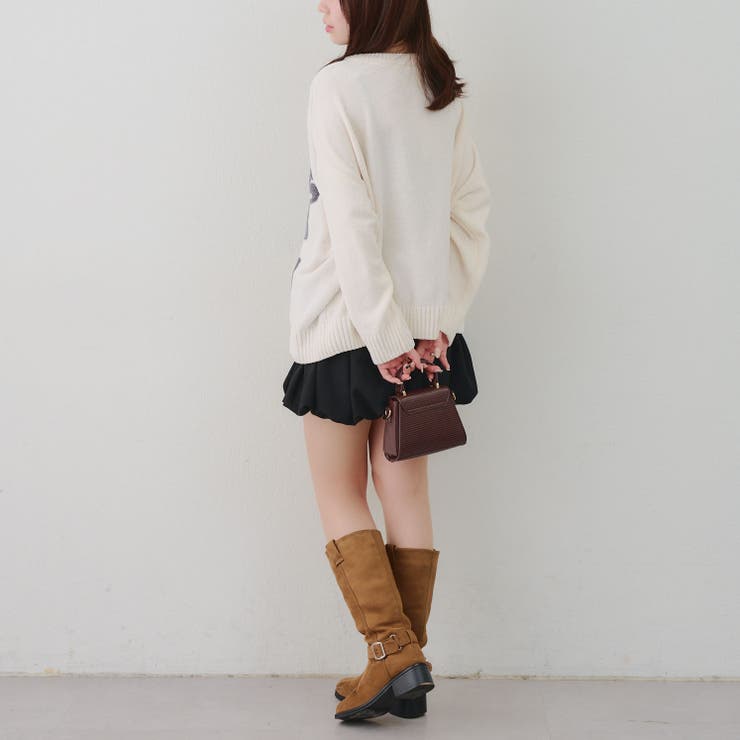 ベロアモールロゴニットプルオーバー | RMAF　NICE CLAUP / OLIVE des OLIVE | 詳細画像19 