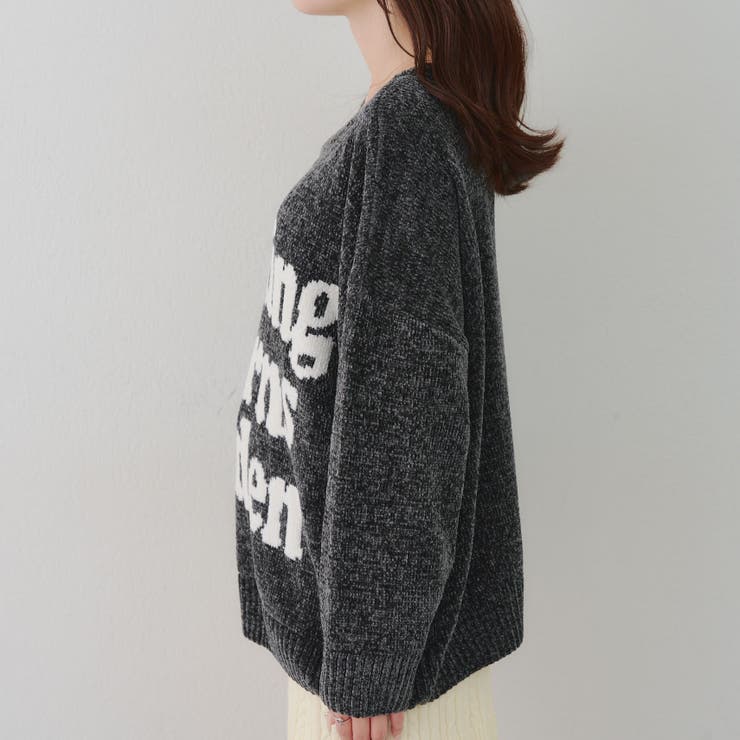 ベロアモールロゴニットプルオーバー | RMAF　NICE CLAUP / OLIVE des OLIVE | 詳細画像28 