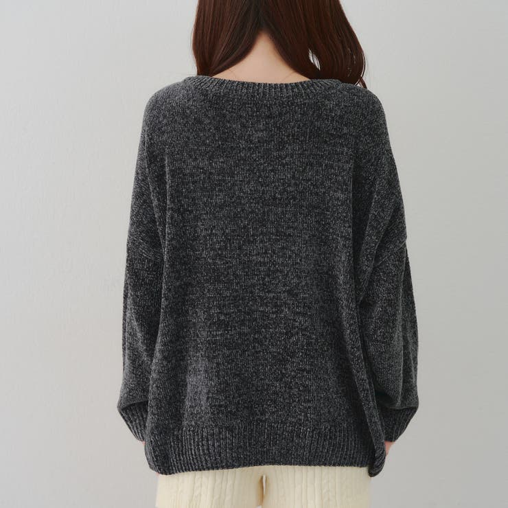 ベロアモールロゴニットプルオーバー | RMAF　NICE CLAUP / OLIVE des OLIVE | 詳細画像29 