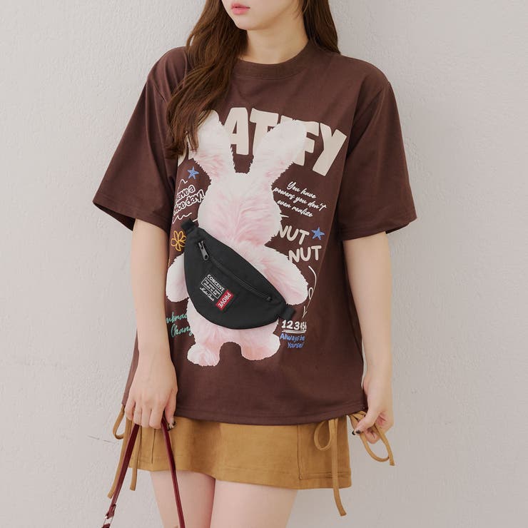 ウサギのサコッシュBIGT | NICE CLAUP / OLIVE des OLIVE　OUTLET | 詳細画像7 
