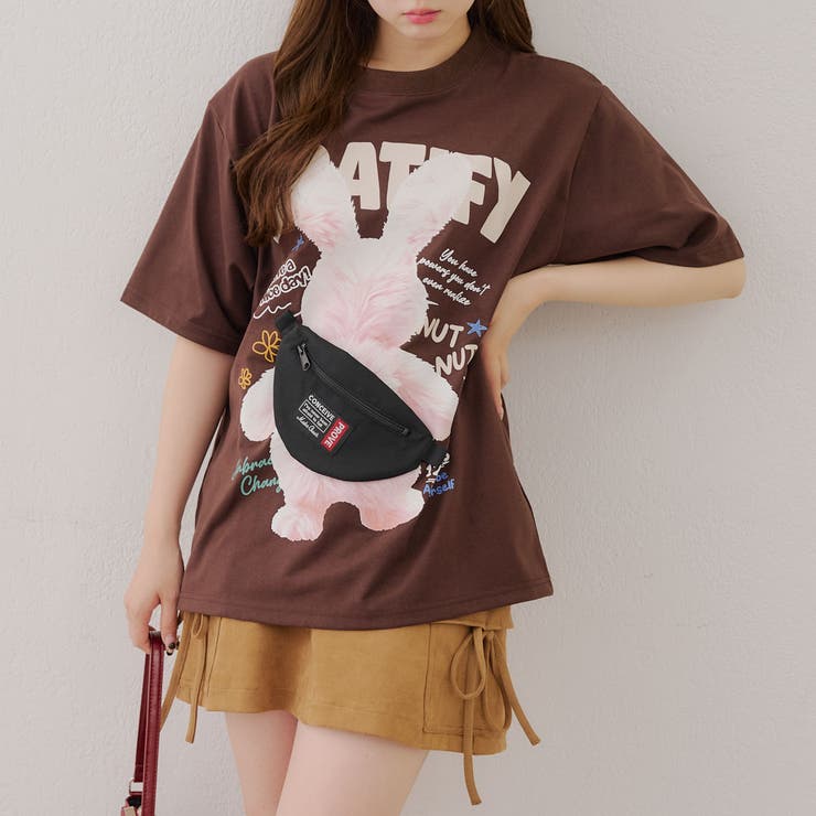 ウサギのサコッシュBIGT | NICE CLAUP / OLIVE des OLIVE　OUTLET | 詳細画像8 