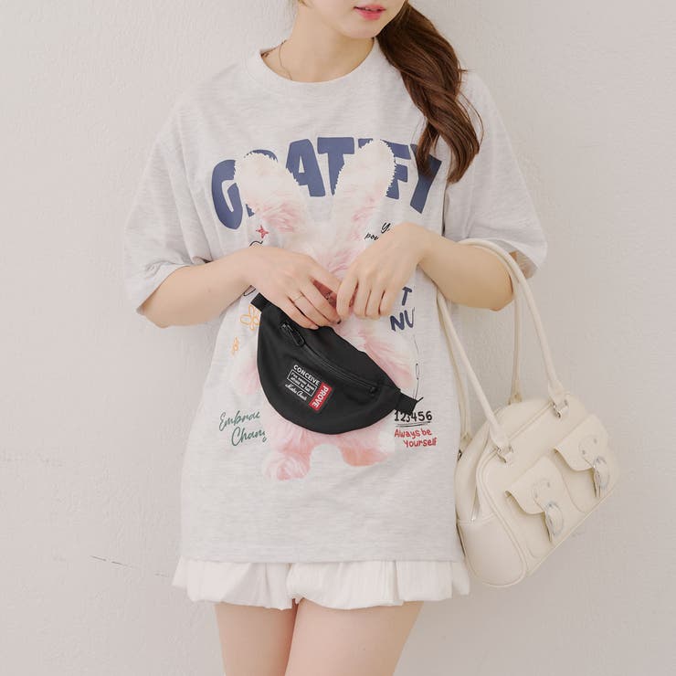 ウサギのサコッシュBIGT | NICE CLAUP / OLIVE des OLIVE　OUTLET | 詳細画像14 
