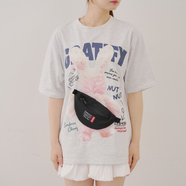 ウサギのサコッシュBIGT | NICE CLAUP / OLIVE des OLIVE　OUTLET | 詳細画像28 