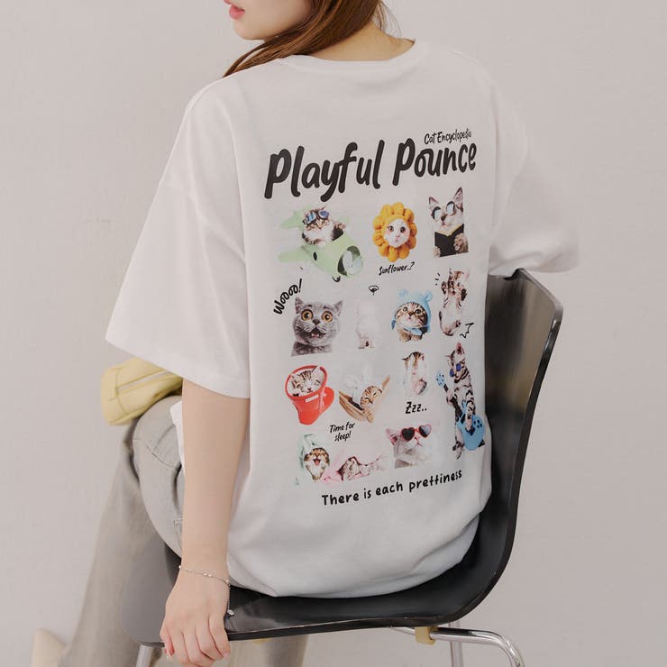 16匹のネコ達ビッグTシャツ[品番：OLOW0016331]｜RMAF NICE