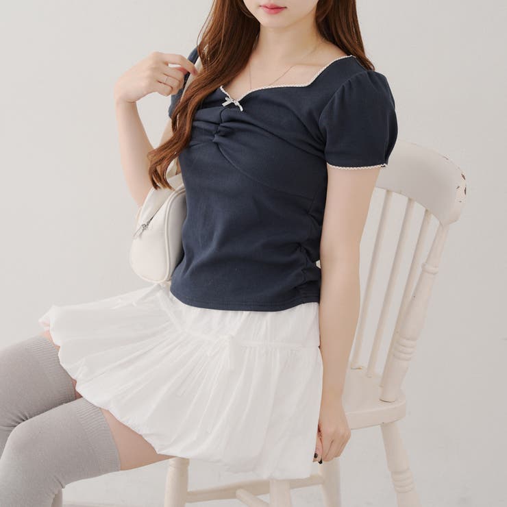 テレコドロストギャザーT | RMAF　NICE CLAUP / OLIVE des OLIVE | 詳細画像1 