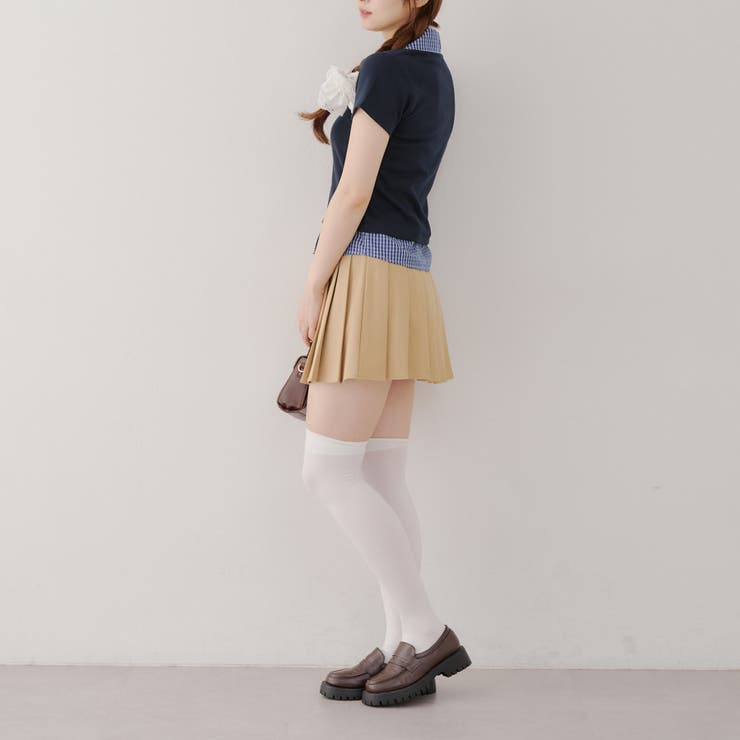 【@re.__mi23セレクト】フェイクシャツレイヤードトップス | RMAF　NICE CLAUP / OLIVE des OLIVE | 詳細画像9 