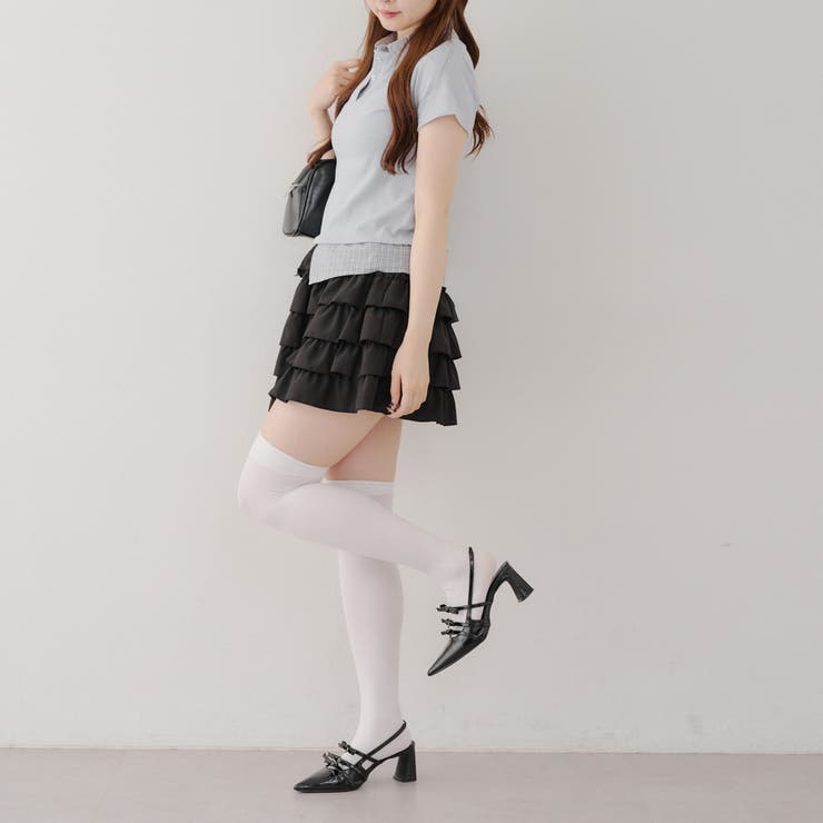 【@re.__mi23セレクト】フェイクシャツレイヤードトップス | RMAF　NICE CLAUP / OLIVE des OLIVE | 詳細画像15 