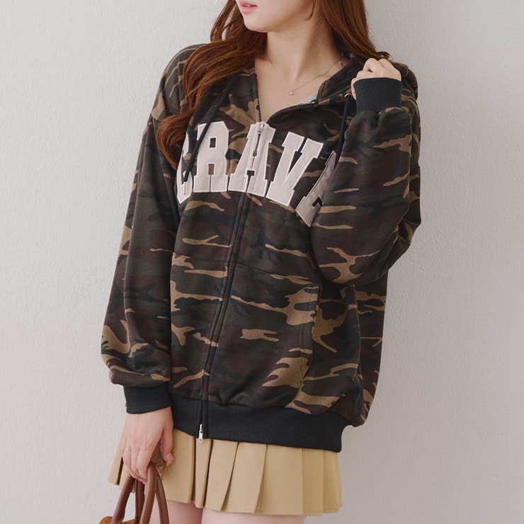 ビッグロゴジップパーカー | RMAF　NICE CLAUP / OLIVE des OLIVE | 詳細画像31 