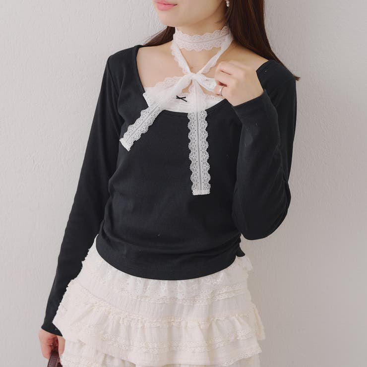 ブラック | ホルターレーステレコトップス | RMAF　NICE CLAUP / OLIVE des OLIVE