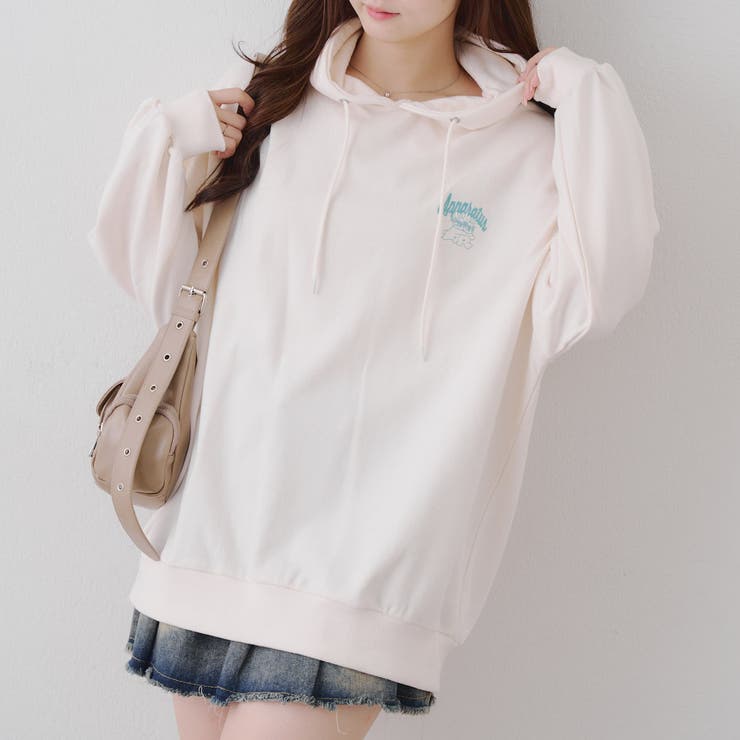 アイボリー | じゃれあいウサギスウェット | RMAF　NICE CLAUP / OLIVE des OLIVE