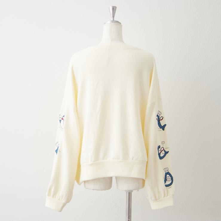 ゆるキャラ袖シーリーズ スウェット | RMAF　NICE CLAUP / OLIVE des OLIVE | 詳細画像5 