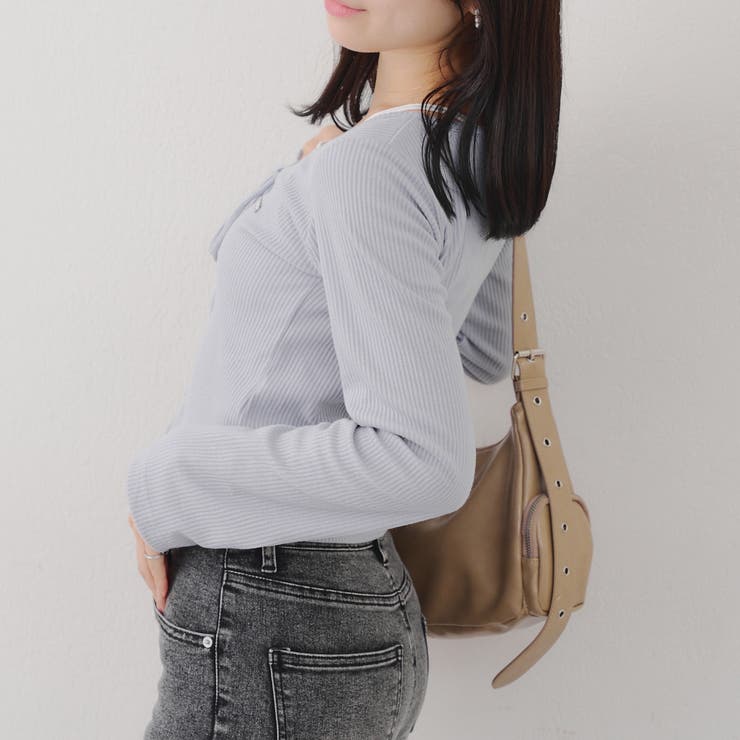 レースアップテレコプルオーバー | RMAF　NICE CLAUP / OLIVE des OLIVE | 詳細画像25 