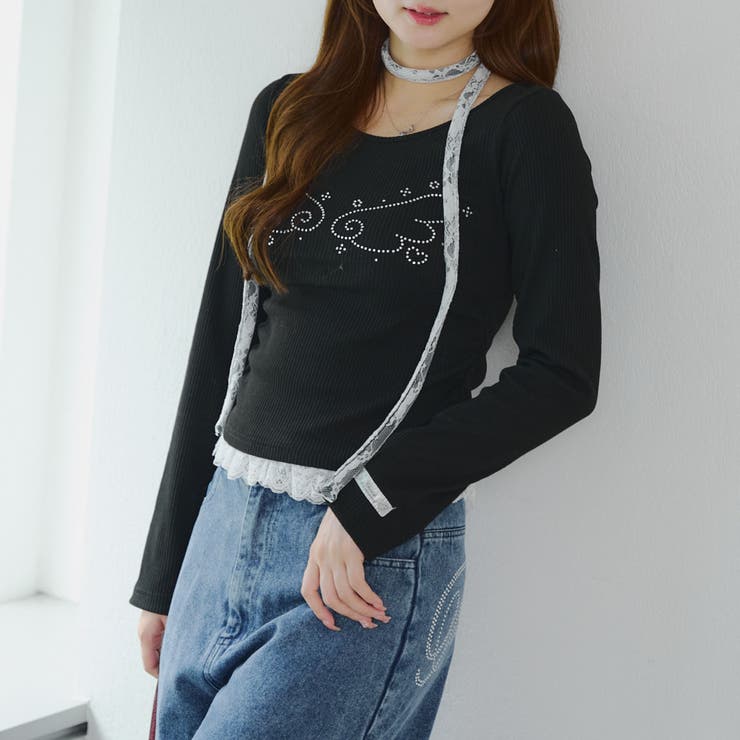 ブラック | 【ウィッシュコア】テレコトップス | RMAF　NICE CLAUP / OLIVE des OLIVE