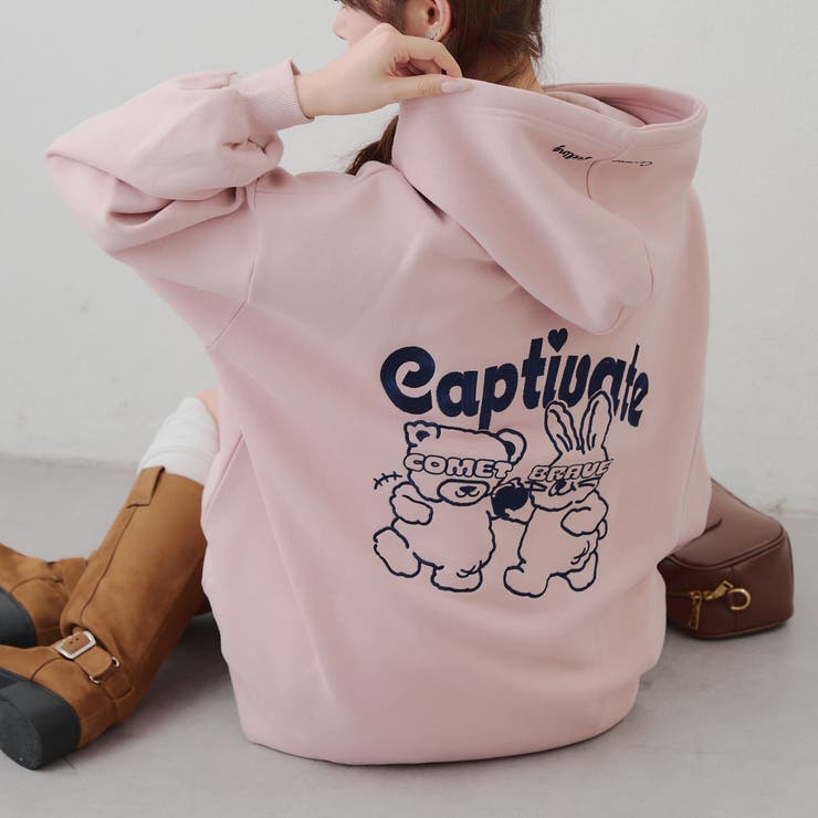 メロメロウサギパーカー | RMAF　NICE CLAUP / OLIVE des OLIVE | 詳細画像2 