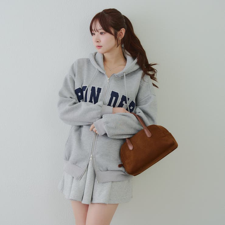 裏起毛 ビッグロゴジップパーカー | RMAF　NICE CLAUP / OLIVE des OLIVE | 詳細画像4 