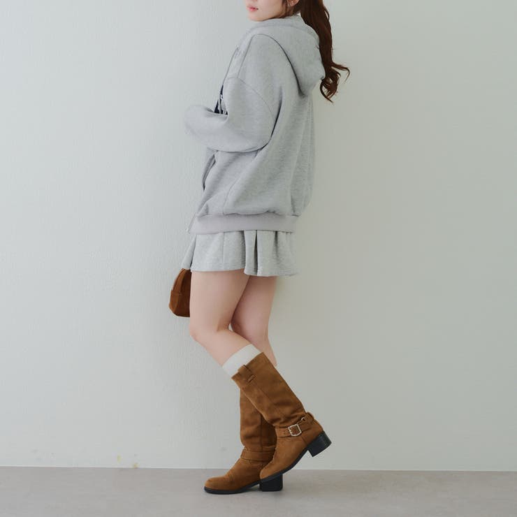 裏起毛 ビッグロゴジップパーカー | RMAF　NICE CLAUP / OLIVE des OLIVE | 詳細画像9 