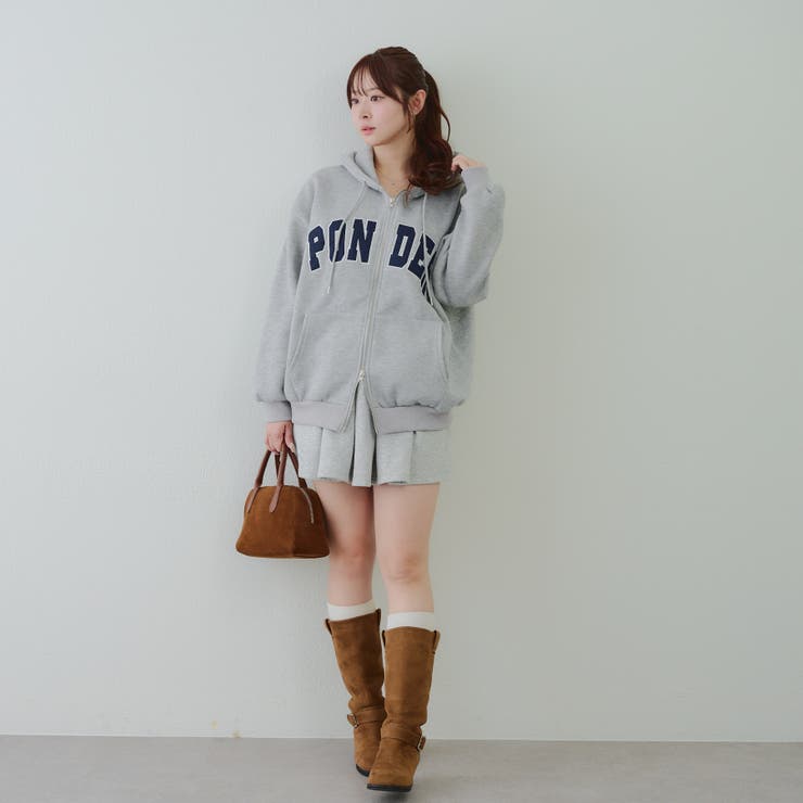 裏起毛 ビッグロゴジップパーカー | RMAF　NICE CLAUP / OLIVE des OLIVE | 詳細画像11 