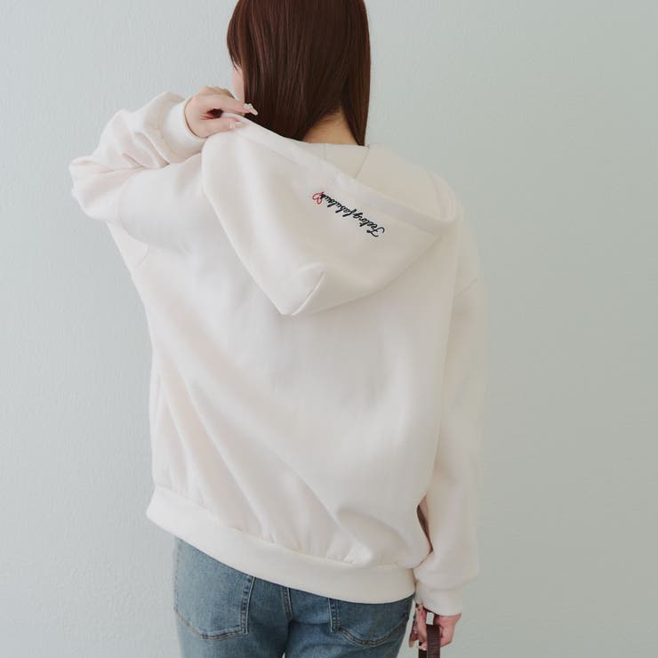 裏起毛 ビッグロゴジップパーカー | RMAF　NICE CLAUP / OLIVE des OLIVE | 詳細画像18 