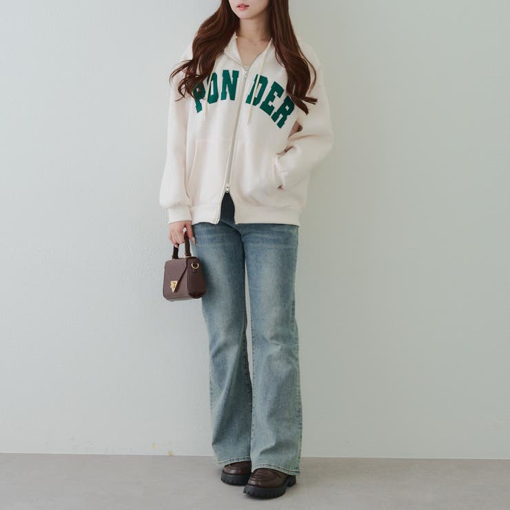 裏起毛 ビッグロゴジップパーカー | RMAF　NICE CLAUP / OLIVE des OLIVE | 詳細画像20 