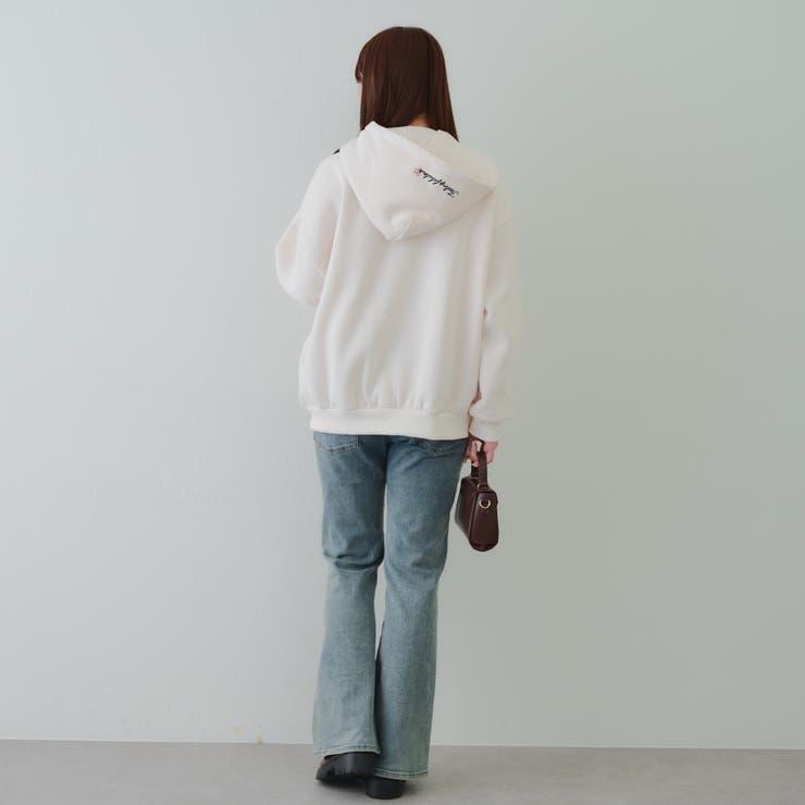 裏起毛 ビッグロゴジップパーカー | RMAF　NICE CLAUP / OLIVE des OLIVE | 詳細画像23 