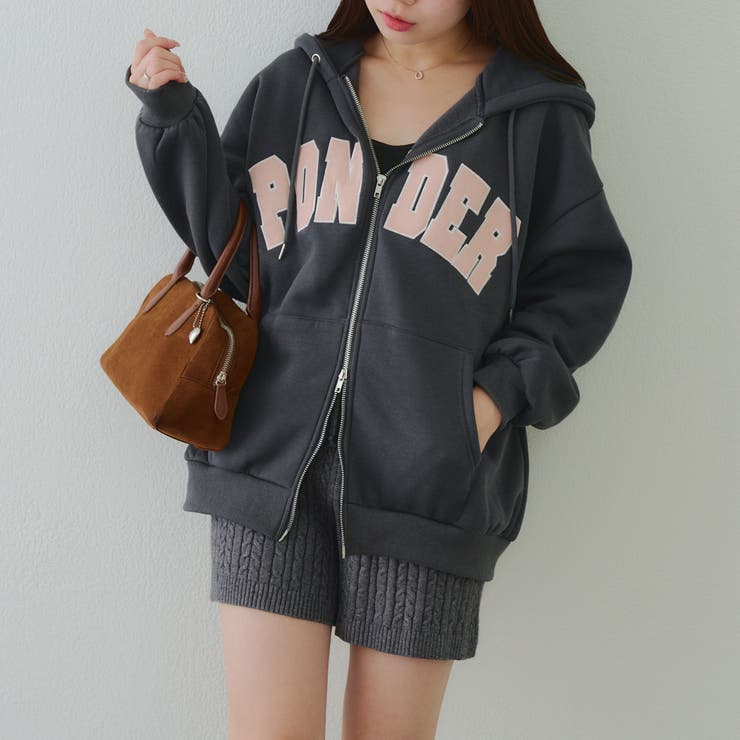 裏起毛 ビッグロゴジップパーカー | RMAF　NICE CLAUP / OLIVE des OLIVE | 詳細画像25 