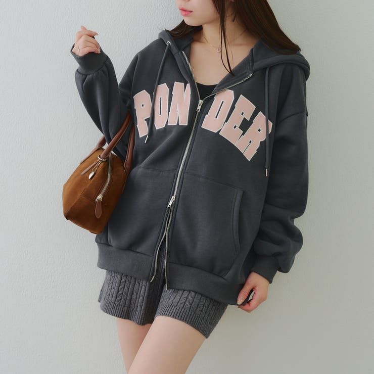 裏起毛 ビッグロゴジップパーカー | RMAF　NICE CLAUP / OLIVE des OLIVE | 詳細画像26 